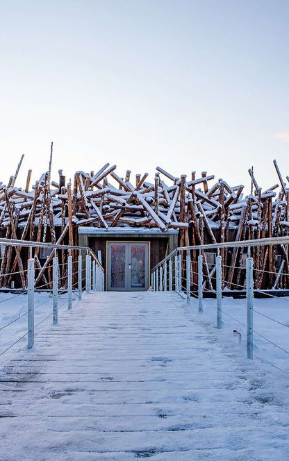 arctic bath exterior frozen anders blomqvist