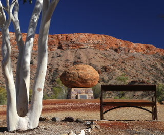 australia northern territory alice springs john flynns flying doctor monument istk