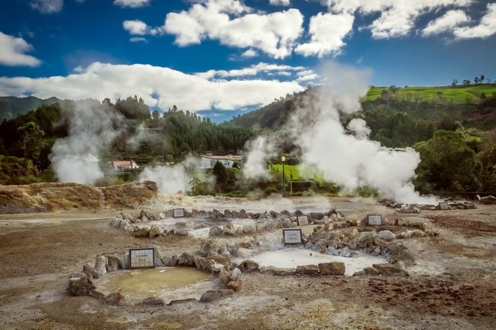 azores sao miguel island furnace valley fumeroles istk