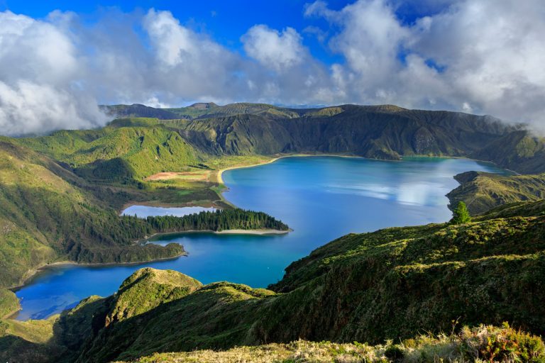 azores sao miguel island lake fogo istk