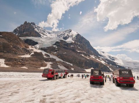 canada aberta ice explorers on athabasca glacier astk