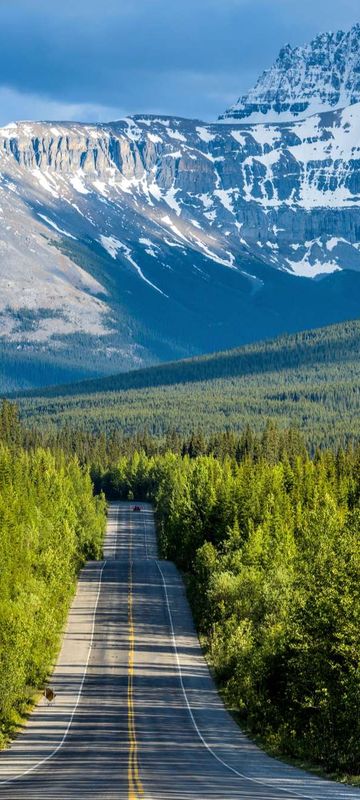 canada alberta icefields parkway towards mount sarbach istk