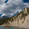 canada alberta river rafting on bow river banff ta