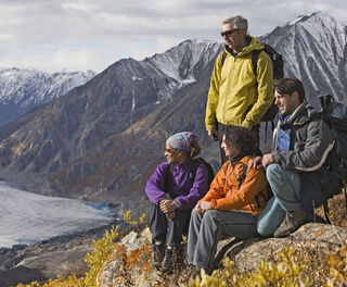 canada yukon kluane national park hikers ty