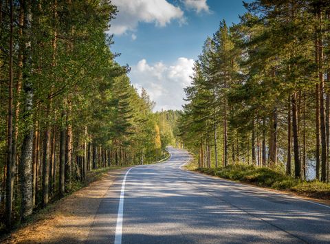 east finland road in savonlinna istk