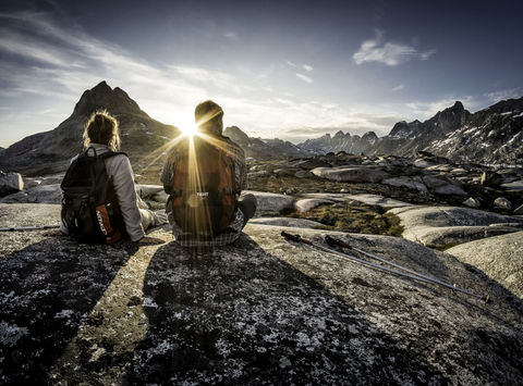 east greenland tasiilaq hiking sunset vg