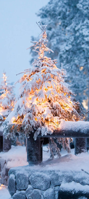 finland atmospheric lights at santa claus village rovaniemi astk