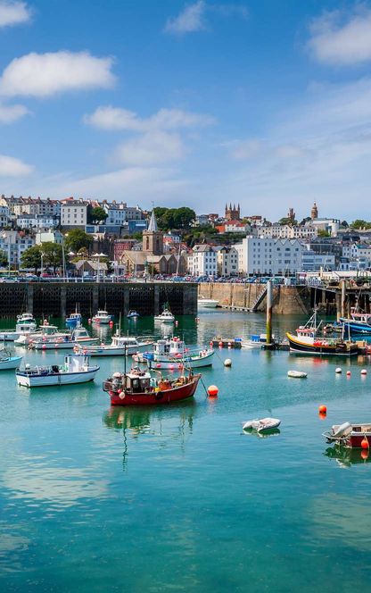 guernsey st peter port harbour istk