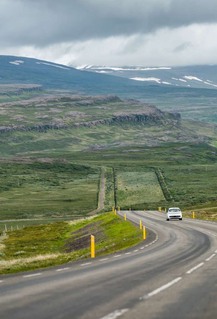 iceland road1 near egilsstadir east fjords istk