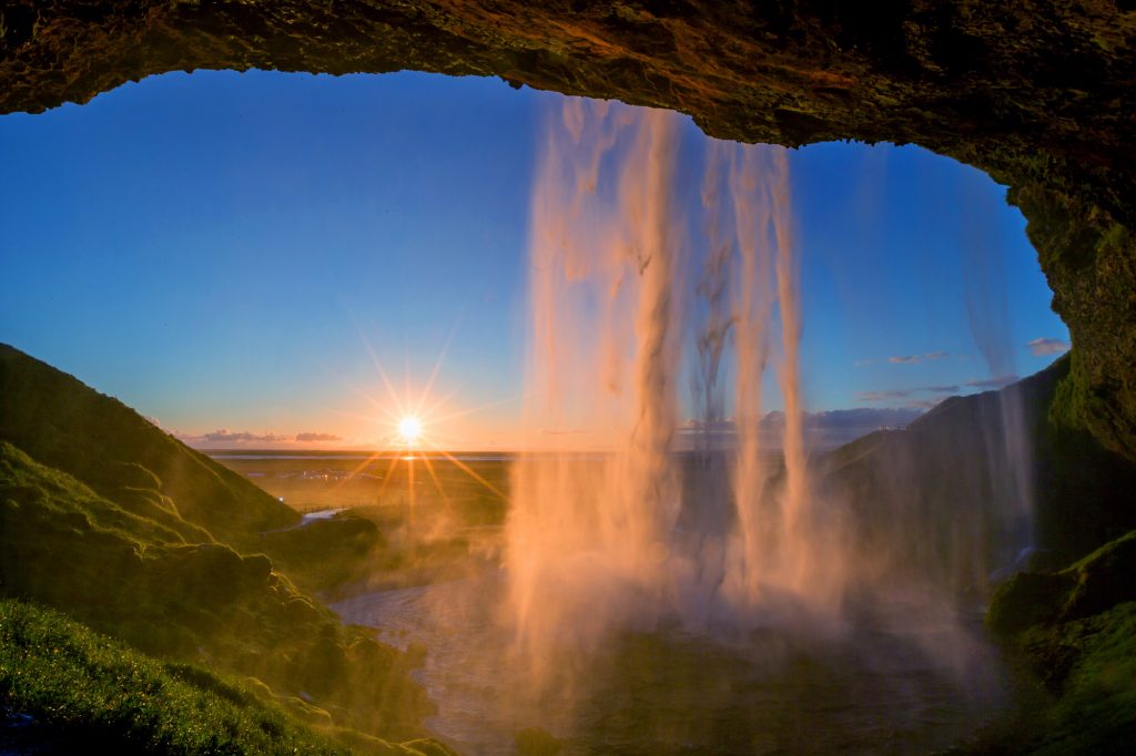 iceland selajalandsfoss summer bright istk