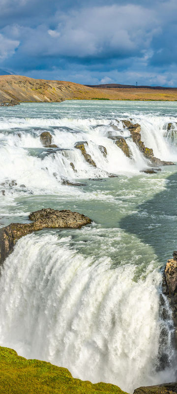 iceland south west gullfoss summer view istk