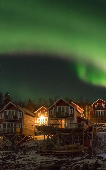 malangen resort cabins and northern lights gt