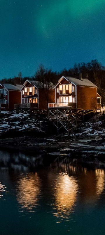 malangen resort fjordside cabins and northern lights gt