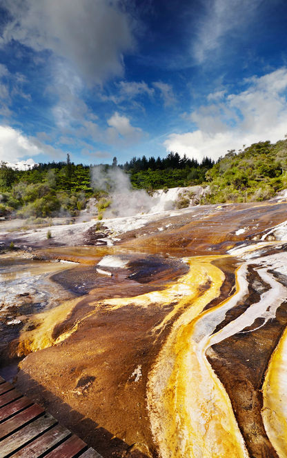 new zealand rotorua orakei korako valley istk