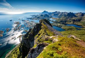 northern norway lofoten view of svolvaer istk