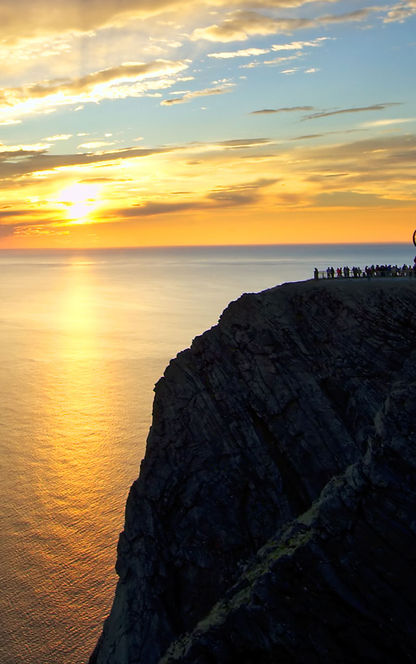 northern norway midnight sun north cape vnor