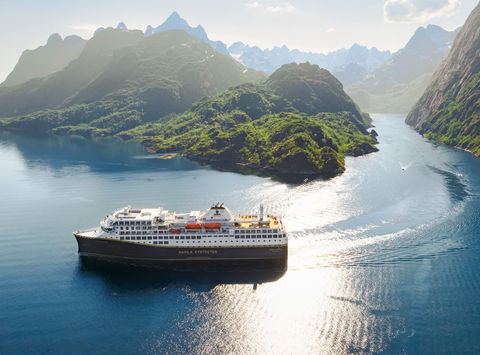 norway coastal cruise havila castor in trollfjorden by mariusbeckdahle