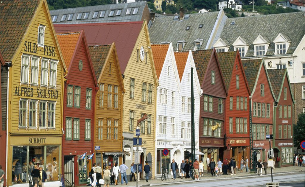 norway fjords bergen bryggen vn