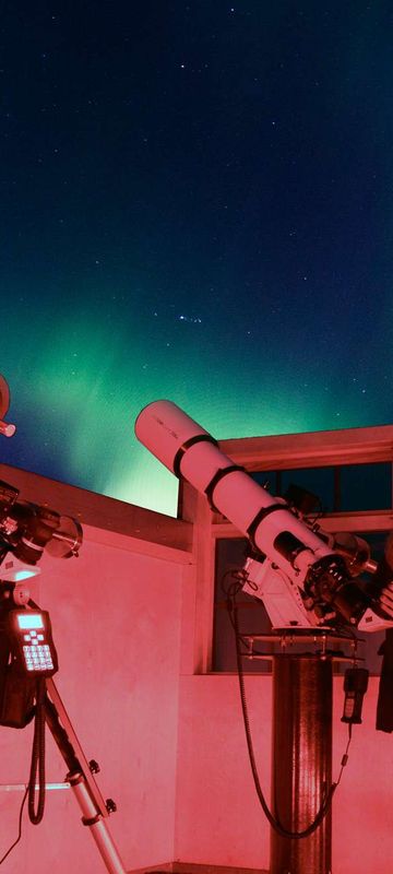 ranga stargazing at observatory