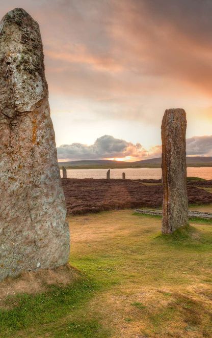 Sunrise at the Ring of Brodgar, Orkney Islands