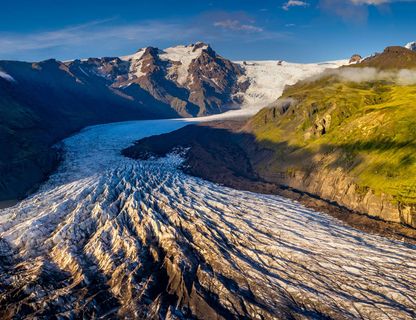 south east iceland svinafellsjokull from air rth