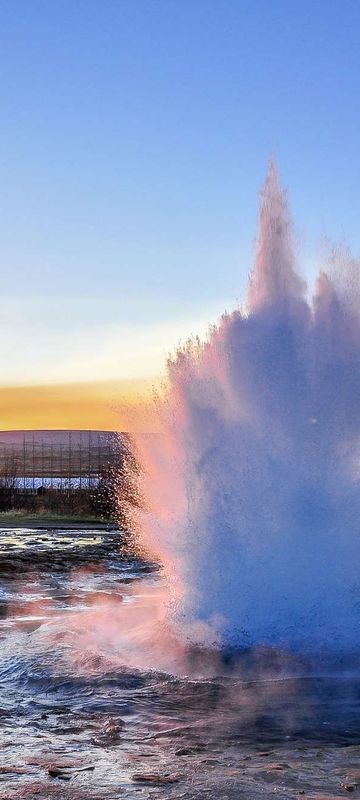 south west iceland strokkur at geysir istk