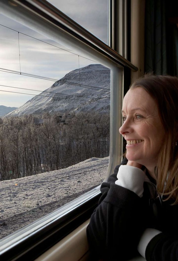 sweden kiruna to narvik train passing lapporten rth