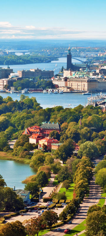 sweden stockholm aerial view istk