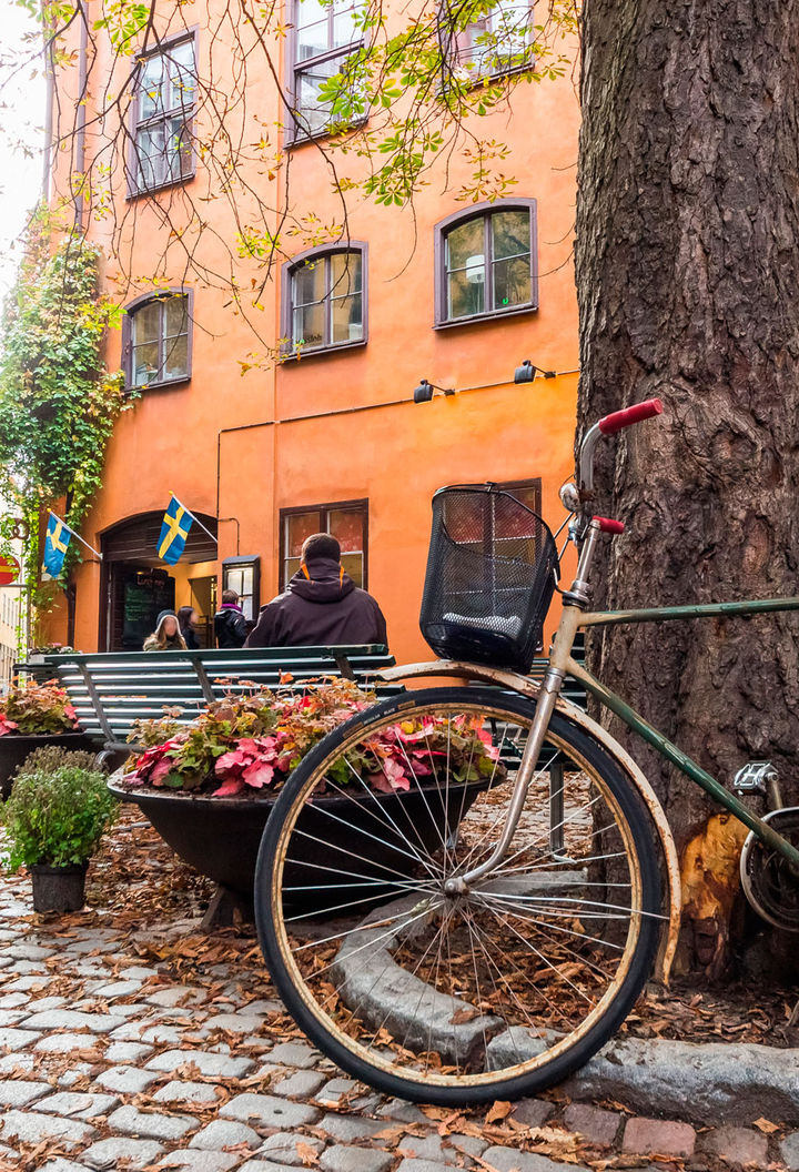 sweden stockholm gamla stan bicycle adstk