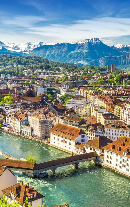 switzerland alps behind lucerne astk