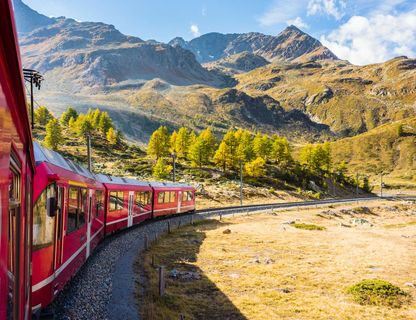 switzerland bernina express rounding bend astk