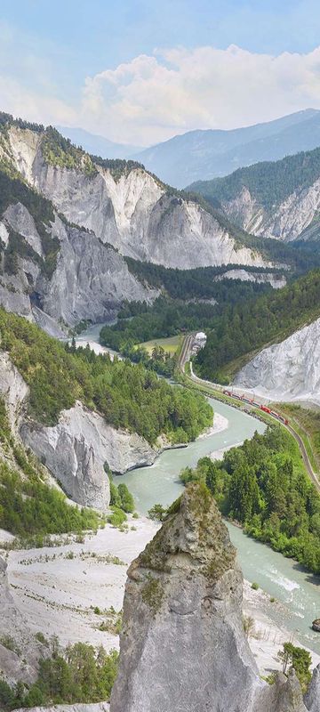 switzerland glacier express in rhine gorge stefan schlumpf