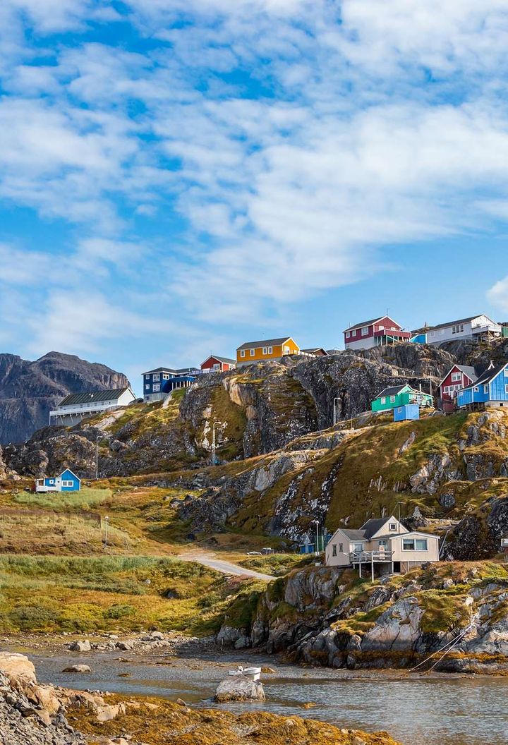 west greenland colourful houses of sisimiut istk