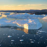 west greenland illulissat aerial sea ice boat greenlandtb