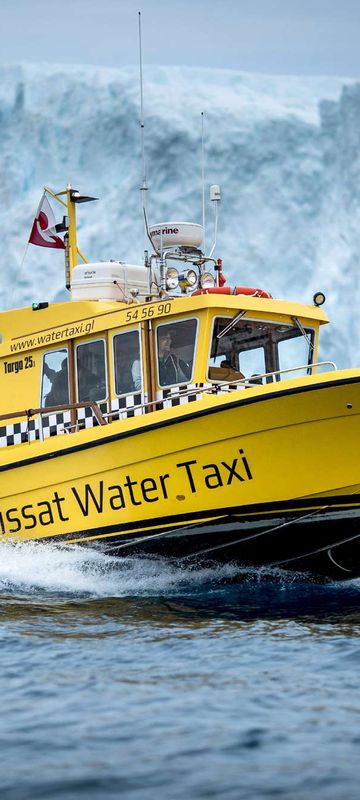 west greenland ilulissat water taxi vg