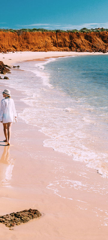 western australia shark bay couple twa